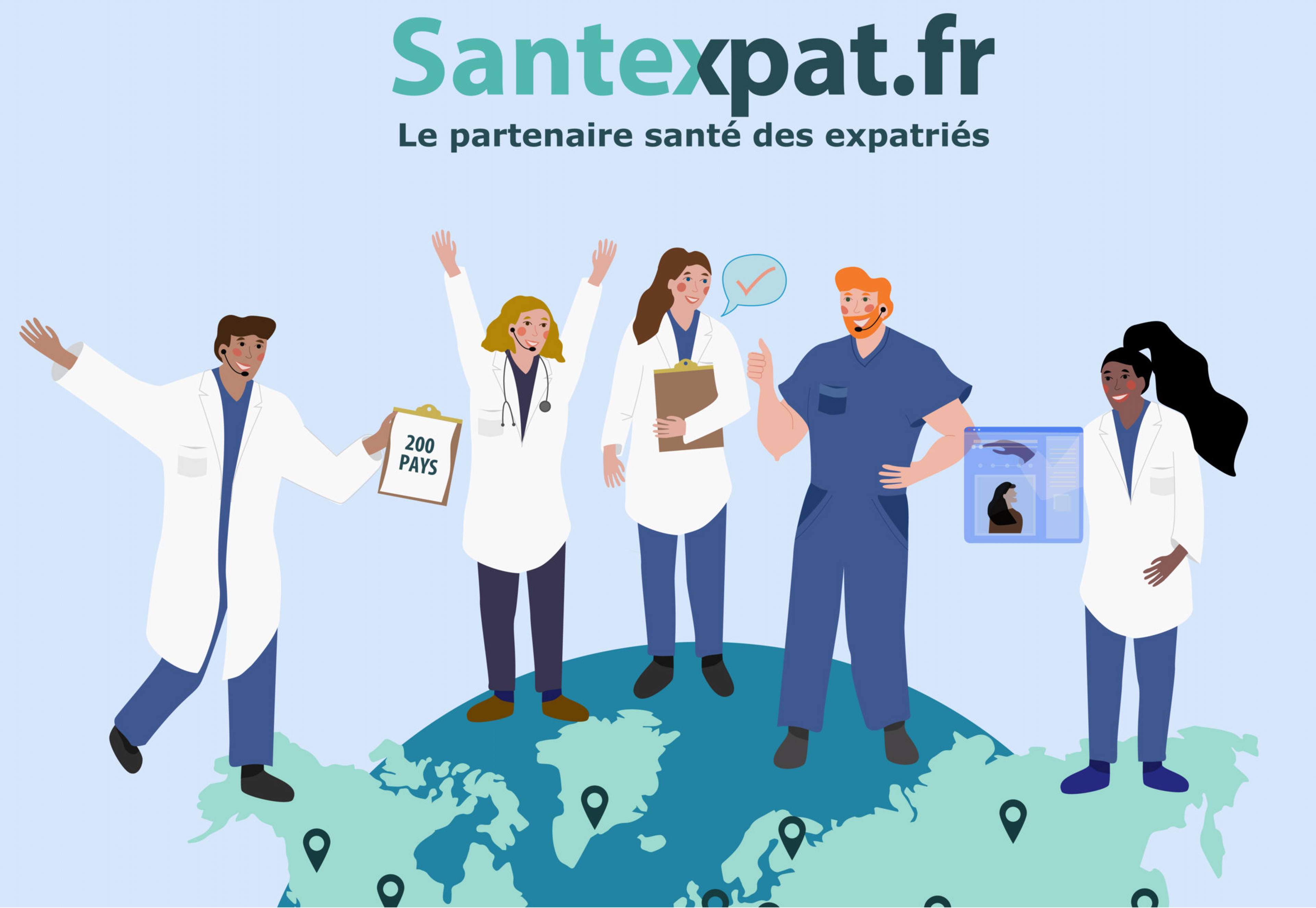Logo du projet Santexpat.fr